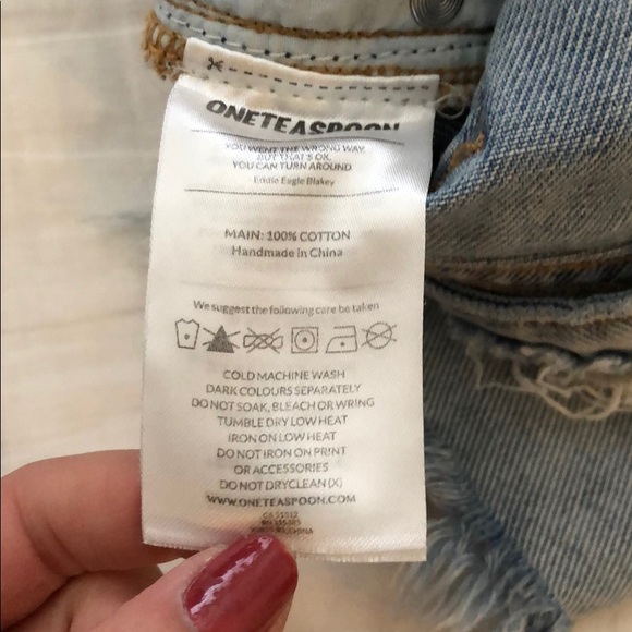 One Teaspoon Stevies Boyfriend Short - Picture 4 of 5